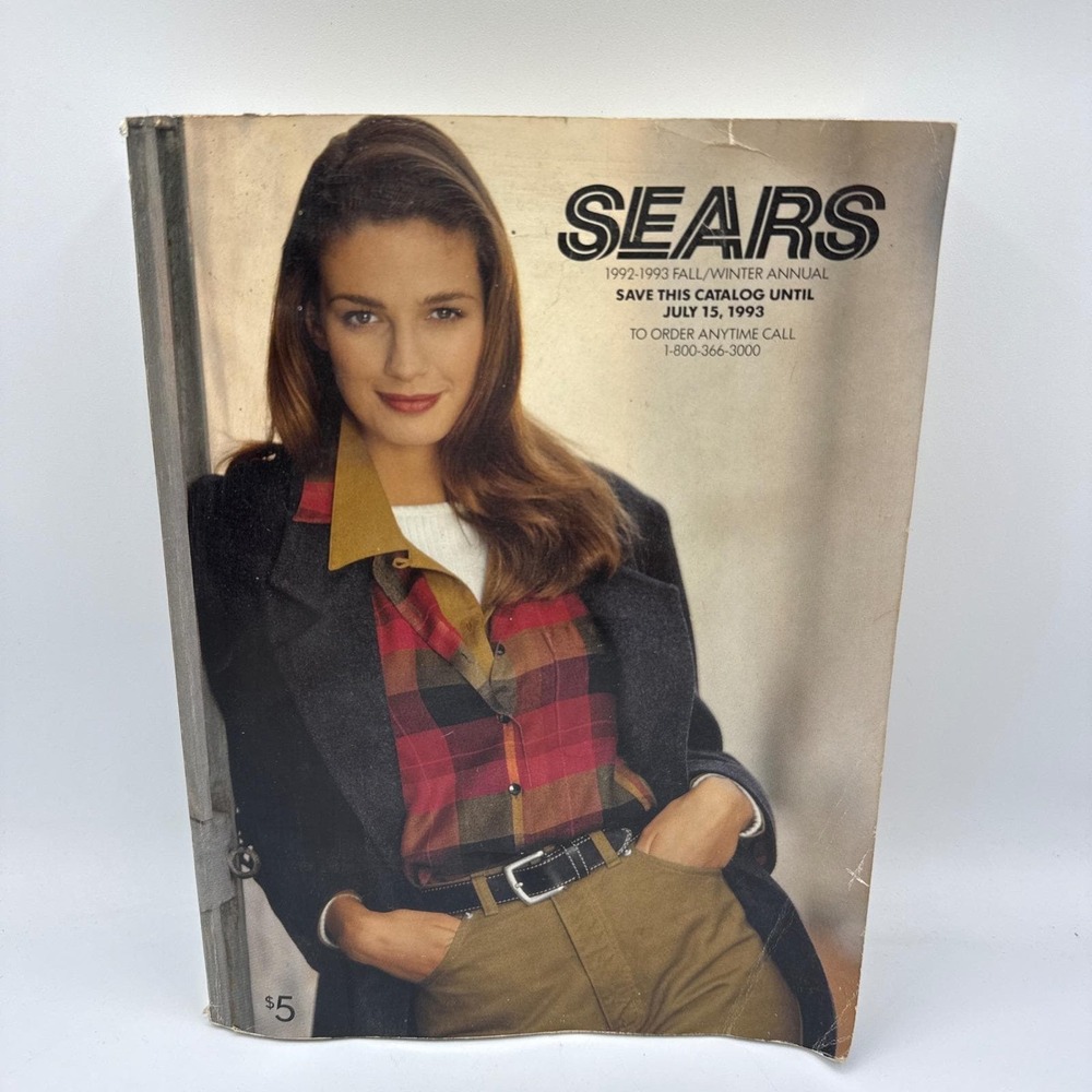 Sears 1992-1993 Fall Winter Annual Catalog Vintage 90s Fashion Home Book Edition